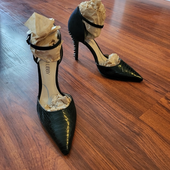 Sam & Libby Womens Spiked Stiletto Heels Ankle 9.5 - Picture 6 of 10